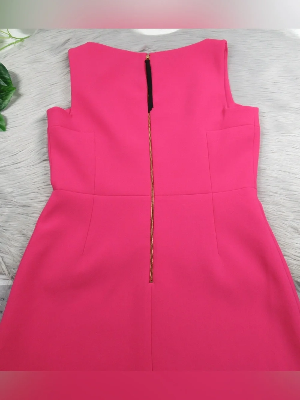KATE SPADE New York Hot Pink Sleeveless A-Line Mini Shift Dress - Size 14